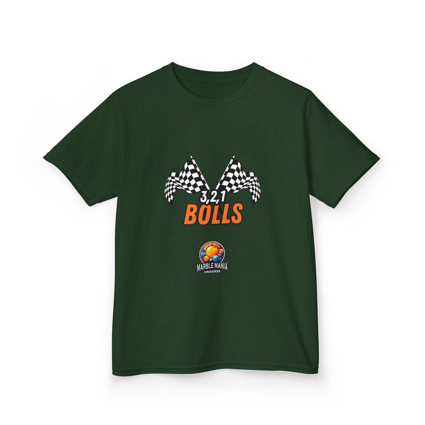 Kids "3, 2, 1 Bolls" T-Shirt – Marble Mania Universe Heavy Cotton Tee