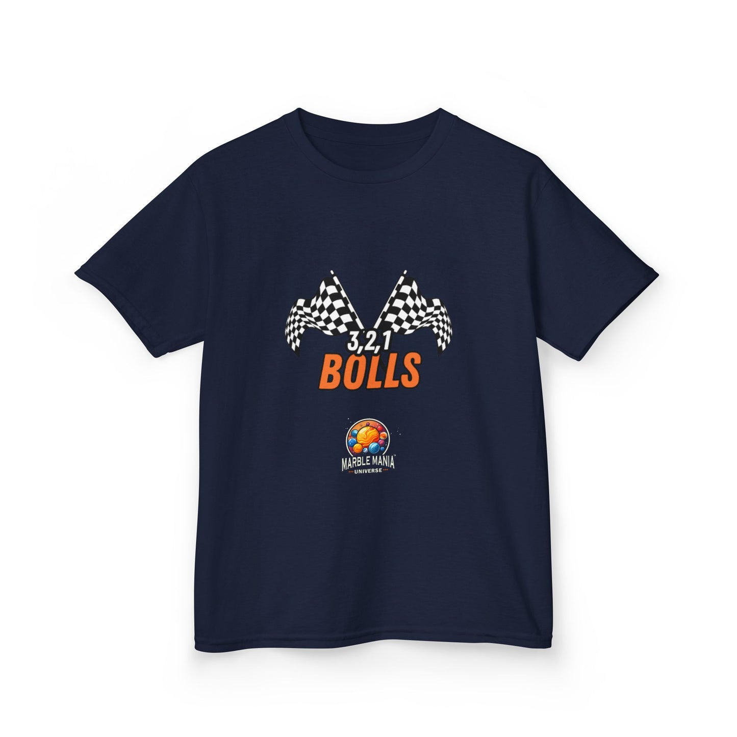 Kids "3, 2, 1 Bolls" T-Shirt – Marble Mania Universe Heavy Cotton Tee