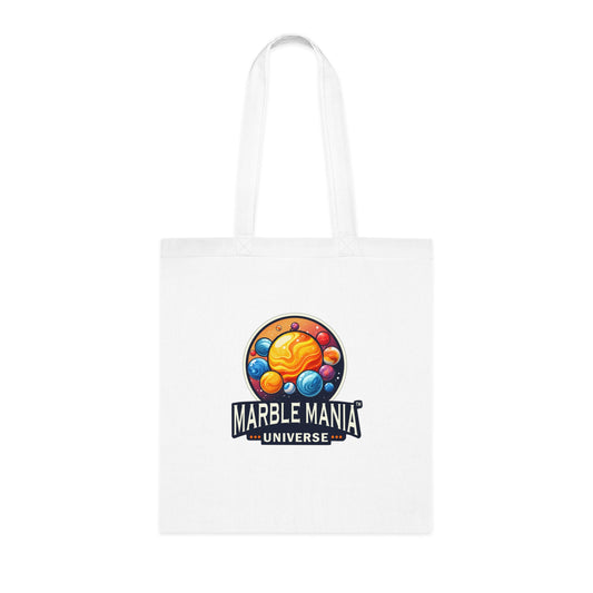 Marble Mania Universe Logo – Cotton Canvas Tote Bag