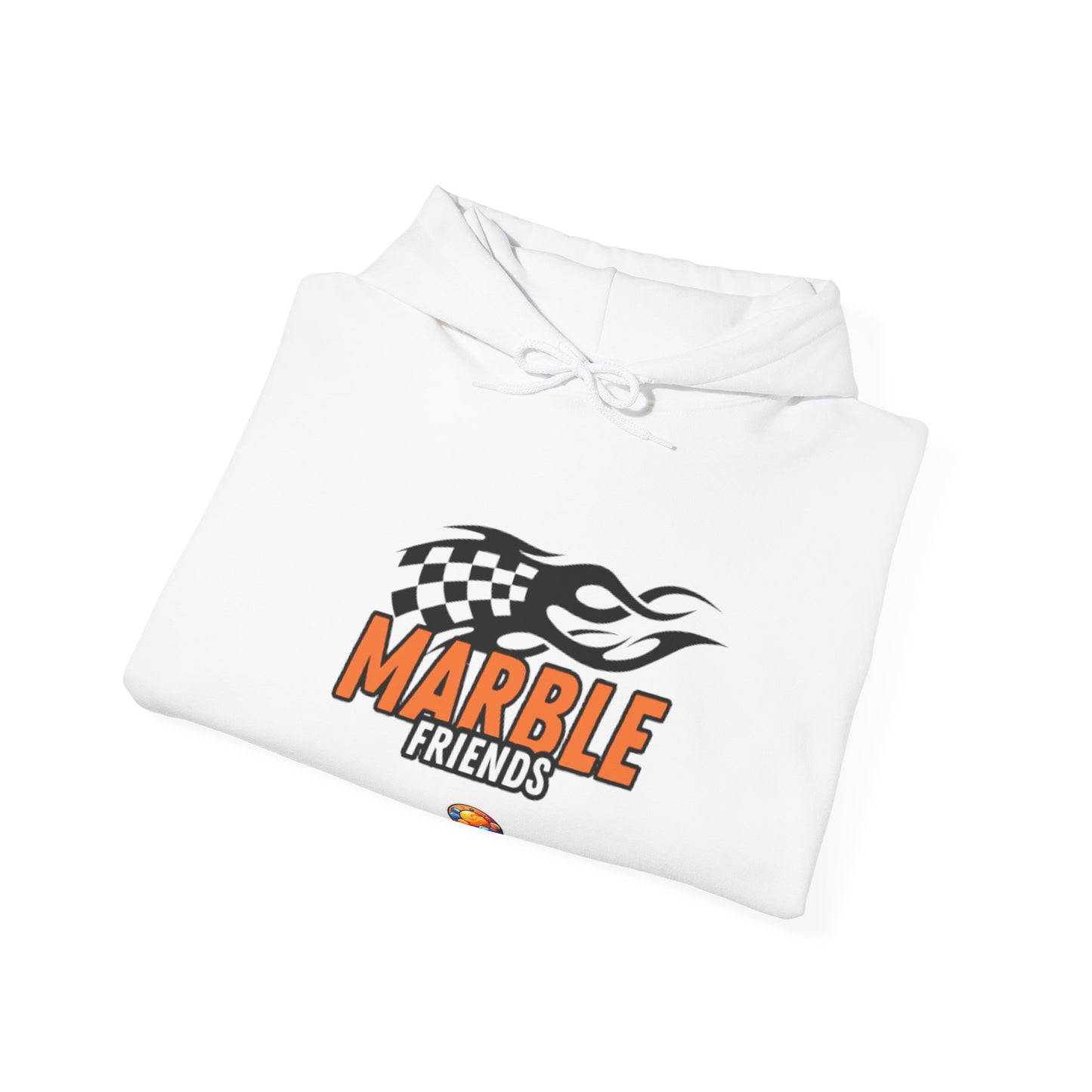 Marble Mania Universe "Marble Friends" Hoodie – Unisex Heavy Blend™ Pullover Sweatshirt