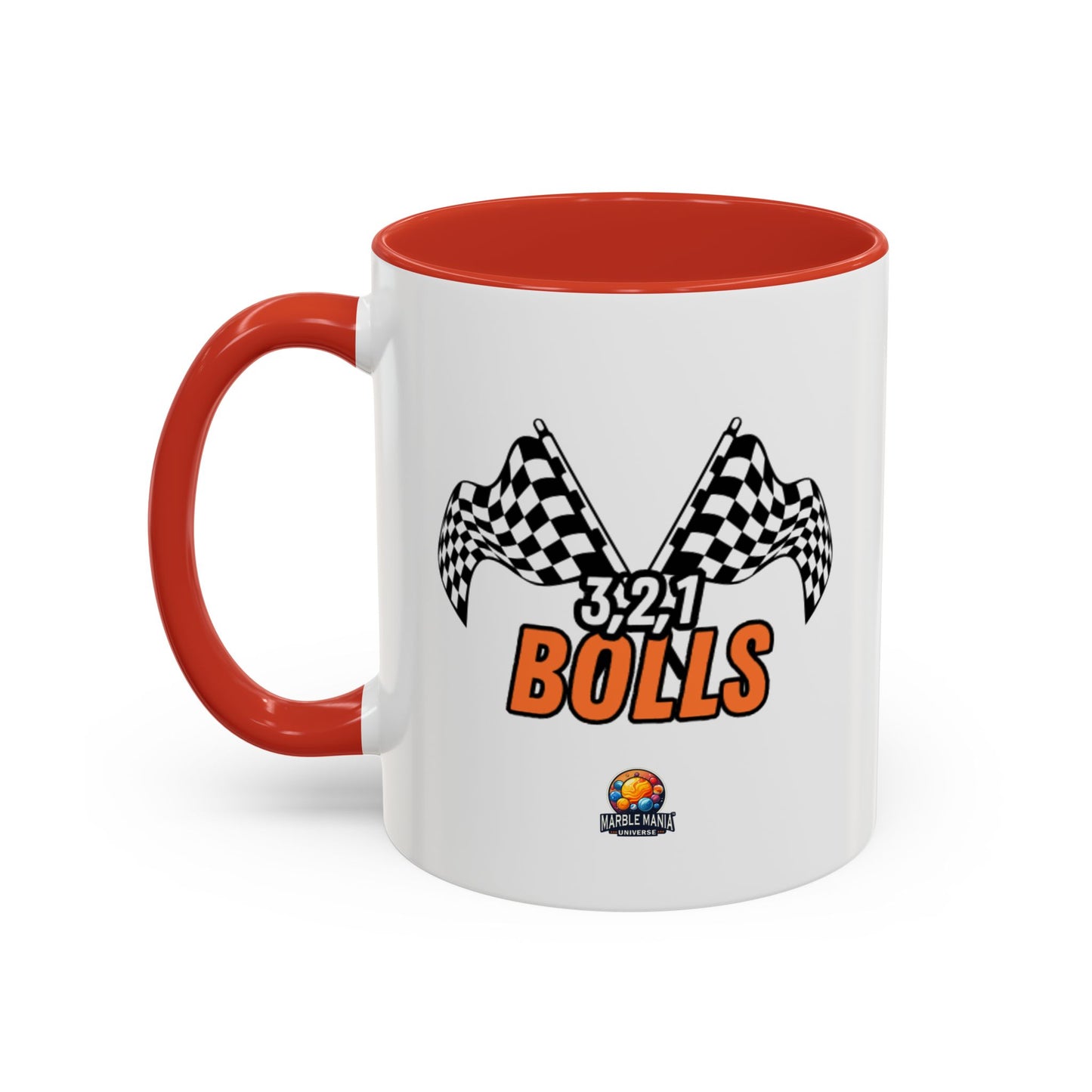 "3, 2, 1 Bolls" Accent Mug – Marble-Inspired Mug