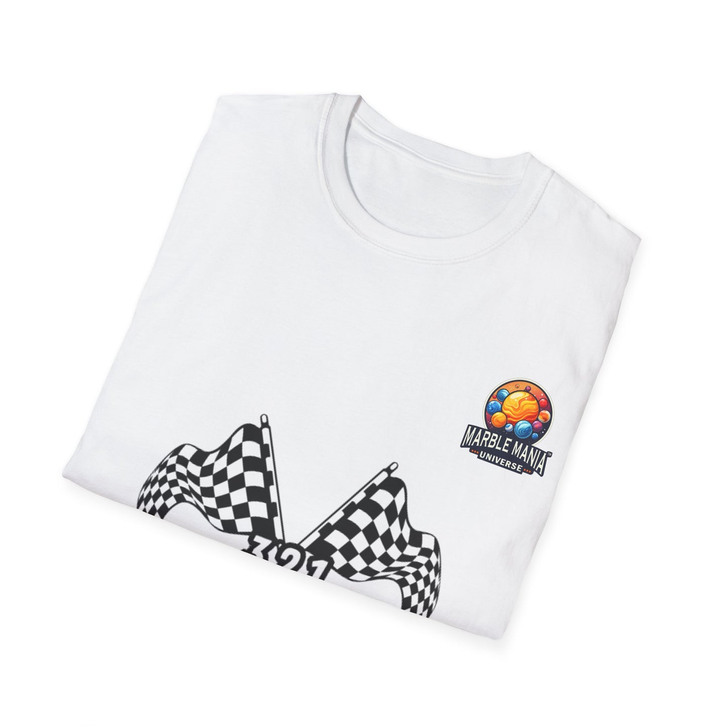 Marble Mania Universe "3, 2, 1 Bolls" – Unisex Softstyle T-Shirt