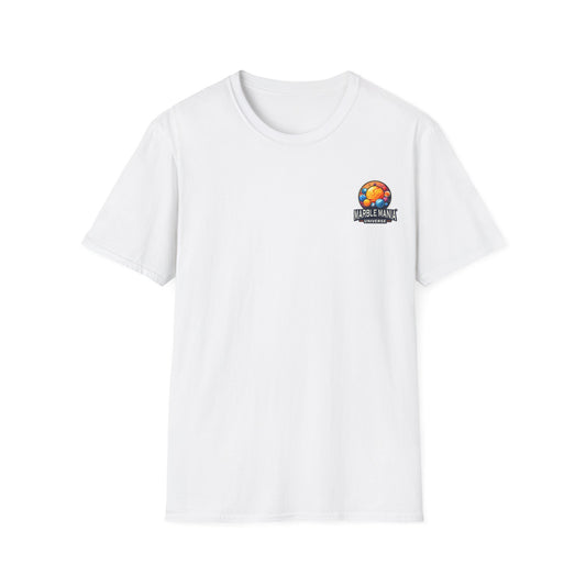 Marble Mania Universe Official Logo – Unisex Softstyle T-Shirt